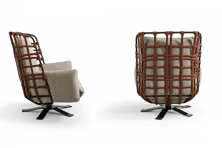 Cocoon Swivel Armchair Chairs Gamma Arredamenti