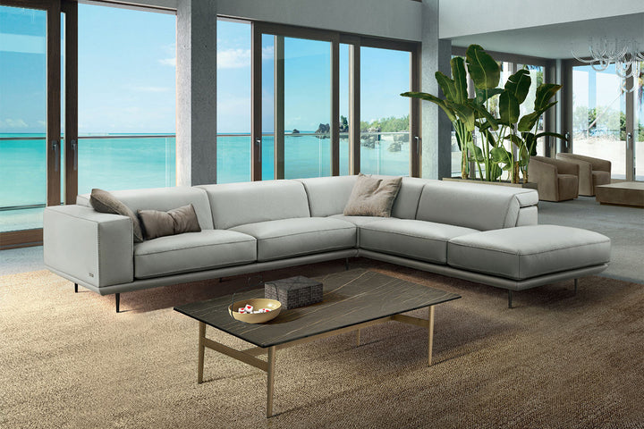 Denny Corner Sectional Sofa with Peninsula Sectionals Gamma Arredamenti