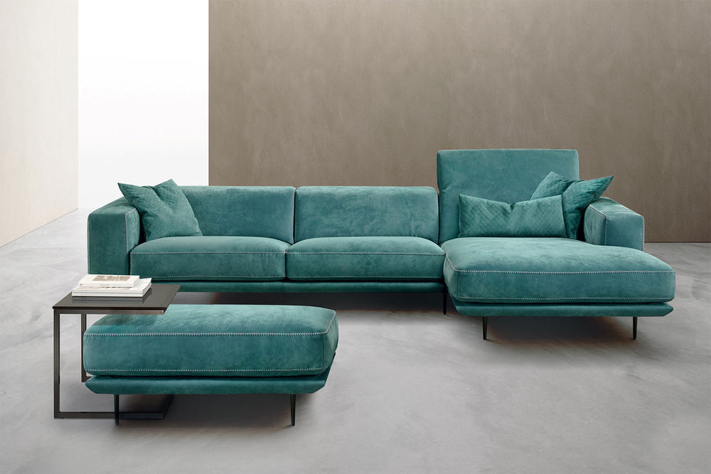 Denny Sectional Sofa with Chaise Sectionals Gamma Arredamenti