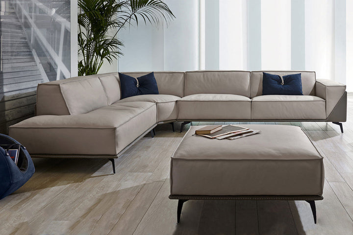 Edwin Corner Sectional Sofa with Peninsula Sectionals Gamma Arredamenti