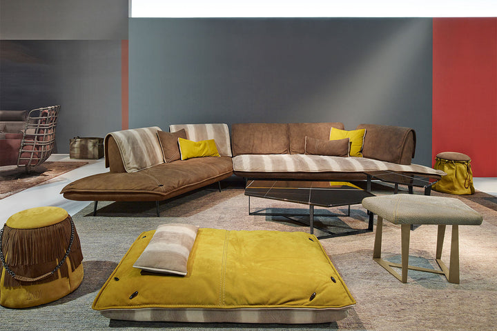 Escape Angled Sectional Sofa Sectionals Gamma Arredamenti