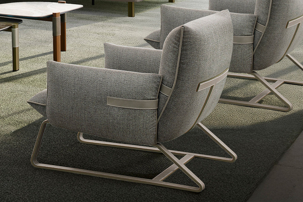 Fifty Armchair Quickship Chairs Gamma Arredamenti