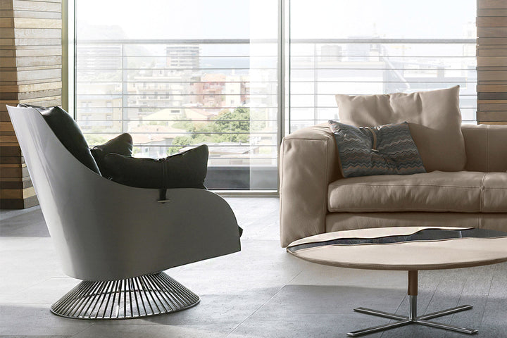 Gloss Swivel Armchair Chairs Gamma Arredamenti