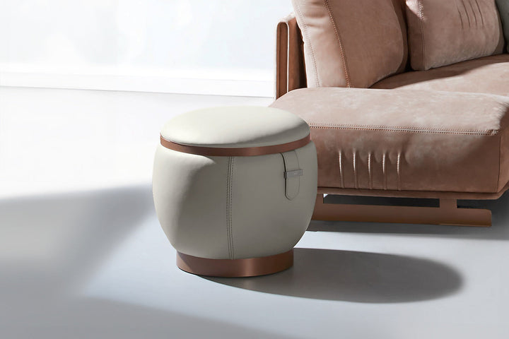 GMM Philly Circular Ottoman Ottomans + Stools Gamma Arredamenti
