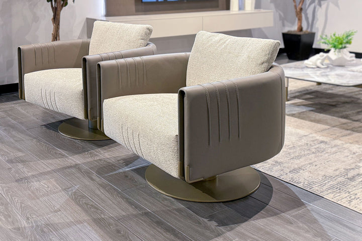 GMM Philly Swivel Armchair Chairs Gamma Arredamenti