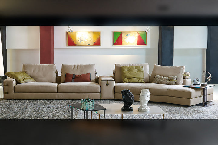 Gregory Angled Sectional Sofa Sectionals Gamma Arredamenti
