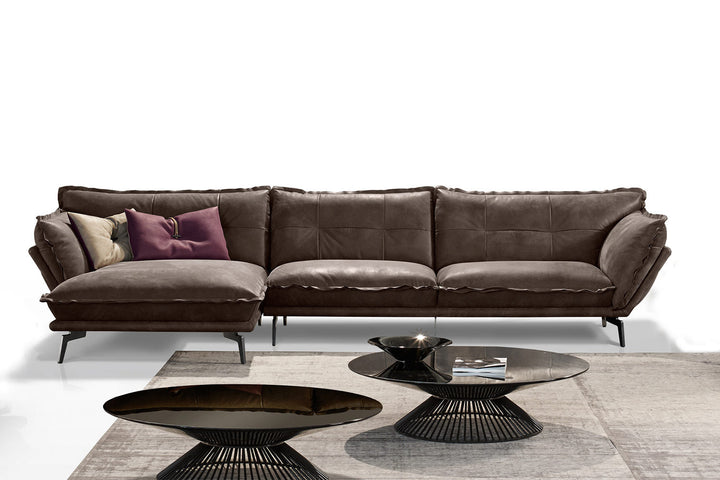 Hollywood Sectional Sofa with Chaise Sectionals Gamma Arredamenti