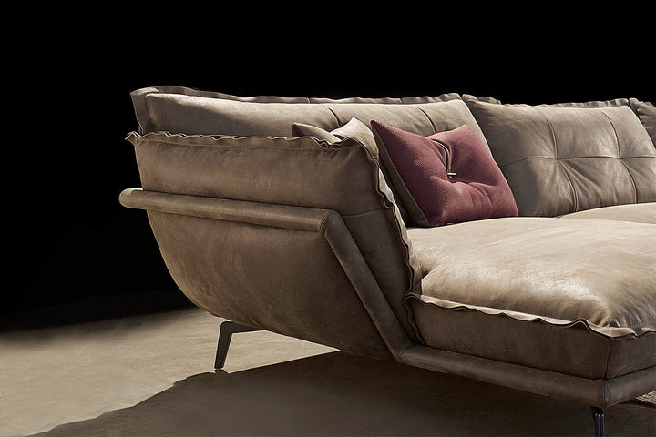 Hollywood Sectional Sofa with Chaise Sectionals Gamma Arredamenti
