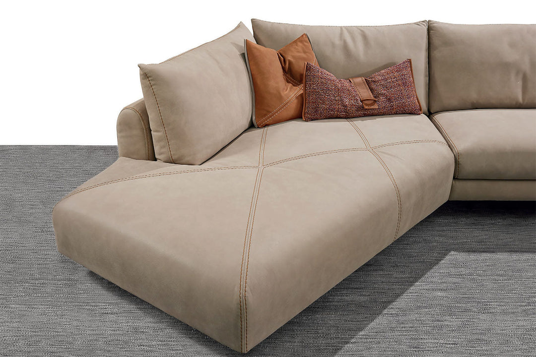 Karl Angled Sectional Sofa Sectionals Gamma Arredamenti