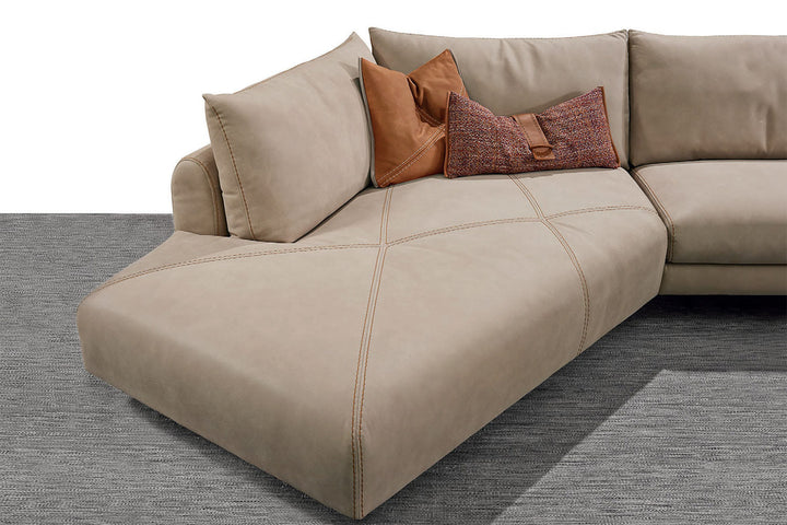 Karl Angled Sectional Sofa Sectionals Gamma Arredamenti