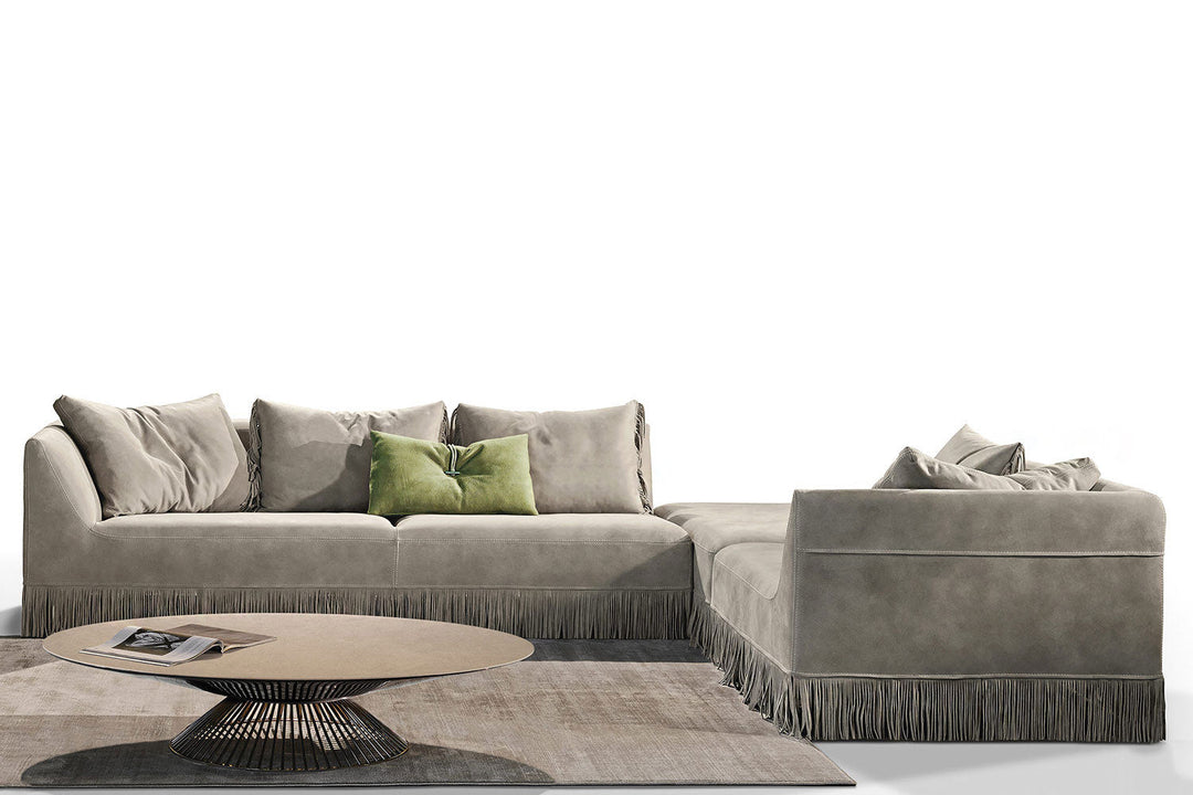 Marilyn Corner Sectional Sofa with Peninsula Sectionals Gamma Arredamenti