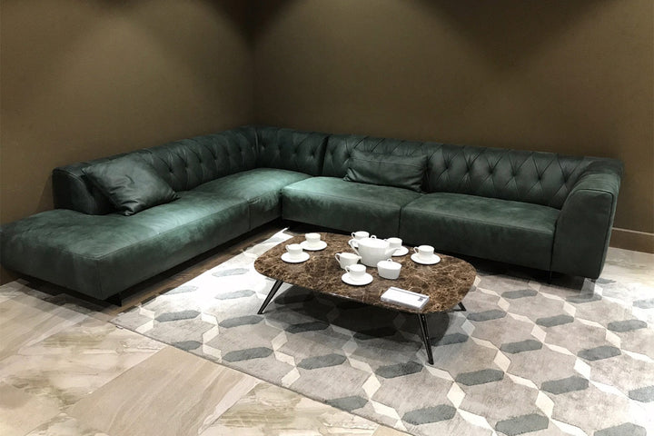 Marlon Corner Sectional Sofa with Peninsula Sectionals Gamma Arredamenti