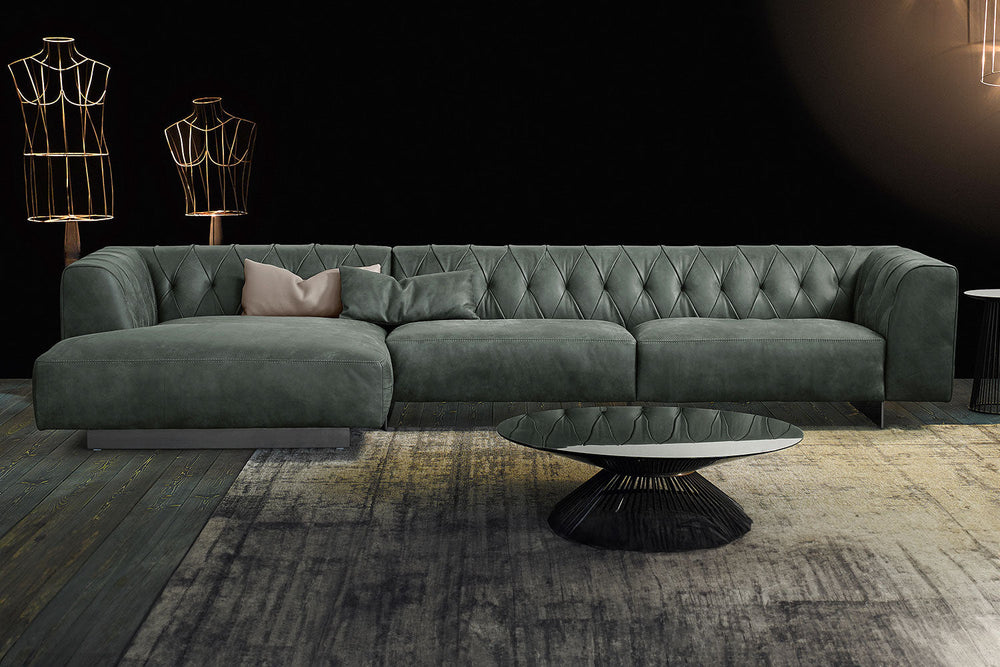 Marlon Sectional Sofa with Chaise Sectionals Gamma Arredamenti