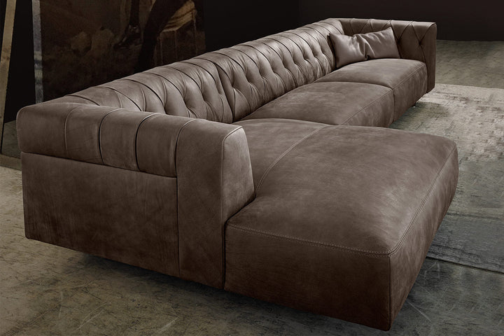 Marlon Sectional Sofa with Chaise Sectionals Gamma Arredamenti