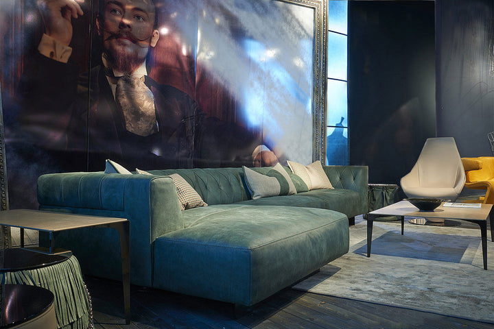 Marlon Sectional Sofa with Chaise Sectionals Gamma Arredamenti