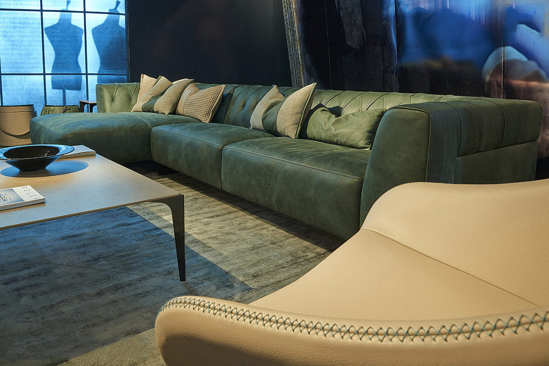 Marlon Sectional Sofa with Chaise Sectionals Gamma Arredamenti