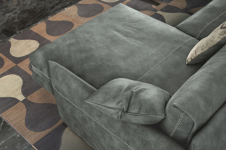 Mood Sectional Sofa with Chaise Sectionals Gamma Arredamenti