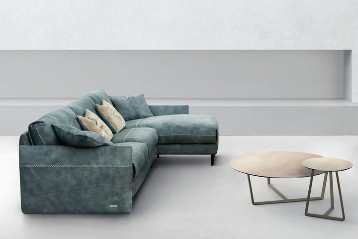 Mood Sectional Sofa with Chaise Sectionals Gamma Arredamenti