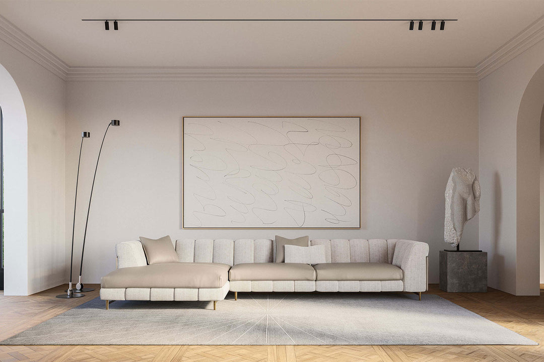 Nautilus Sectional Sofa with Chaise Sectionals Gamma Arredamenti