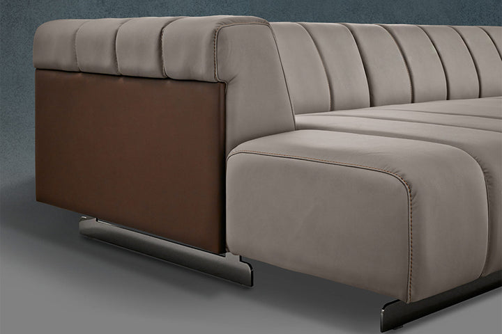 Nautilus Sectional Sofa with Chaise Sectionals Gamma Arredamenti