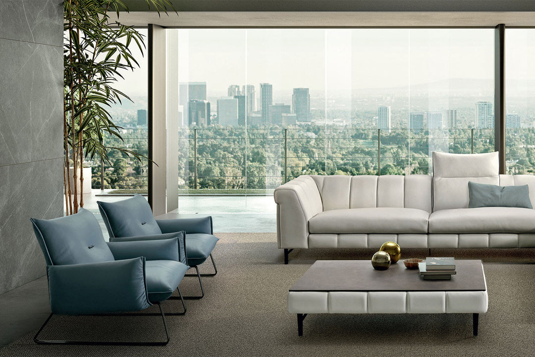 Nautilus Sectional Sofa with Chaise Sectionals Gamma Arredamenti