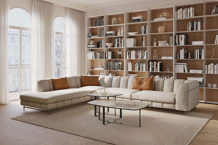 Nautilus Sectional Sofa with Peninsula Sectionals Gamma Arredamenti