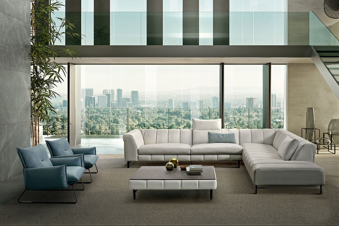 Nautilus Sectional Sofa with Peninsula Sectionals Gamma Arredamenti