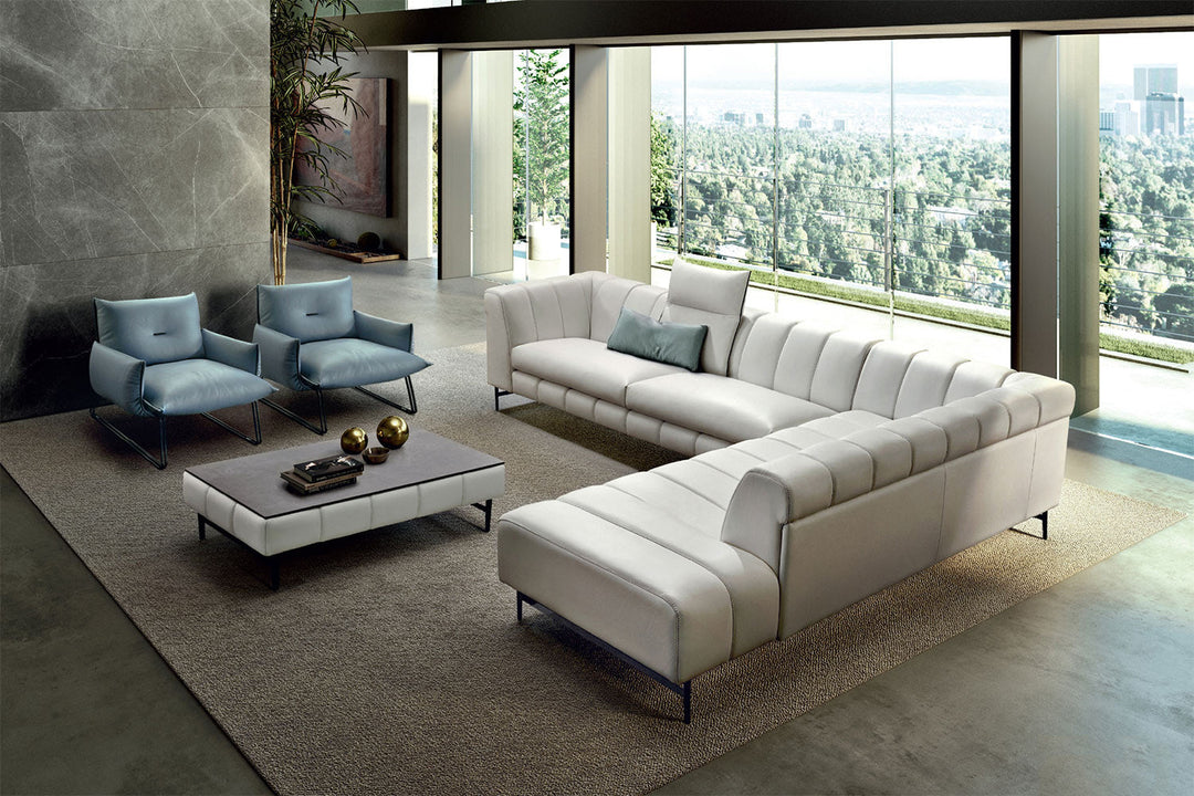 Nautilus Sectional Sofa with Peninsula Sectionals Gamma Arredamenti