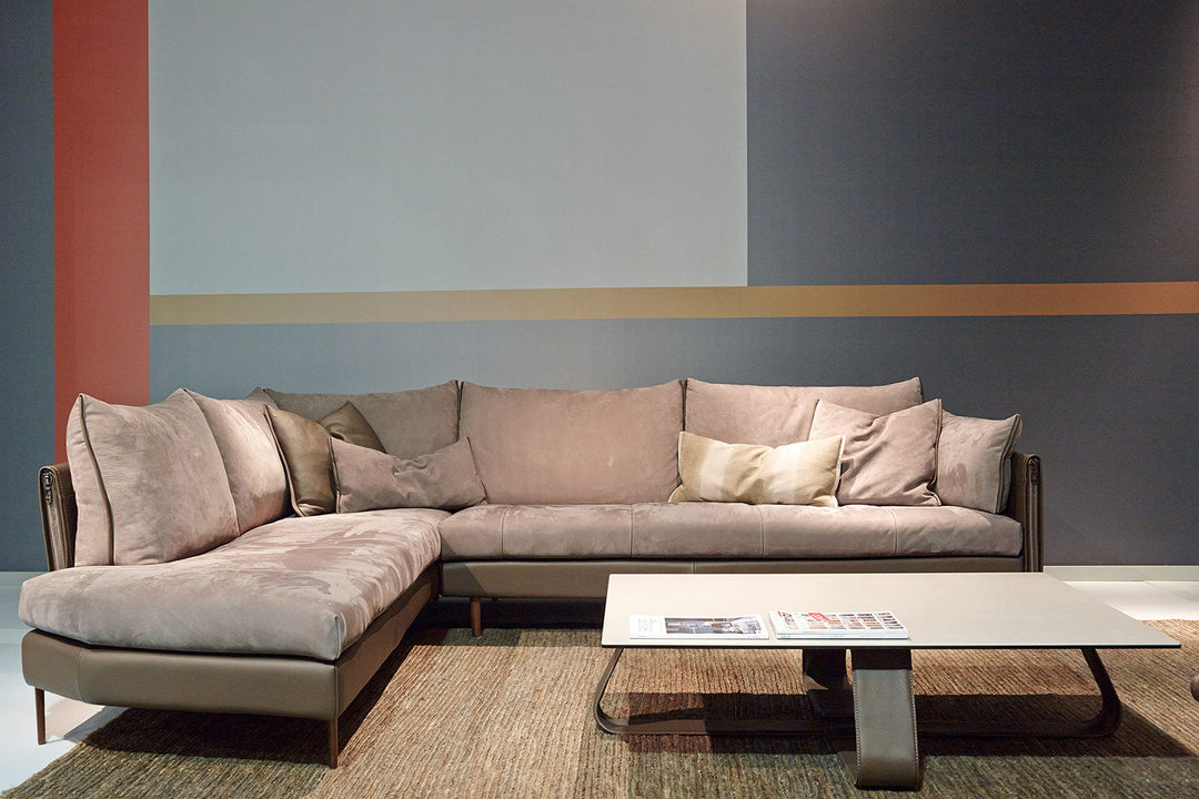 New York Corner Sectional Sofa with Peninsula Sectionals Gamma Arredamenti