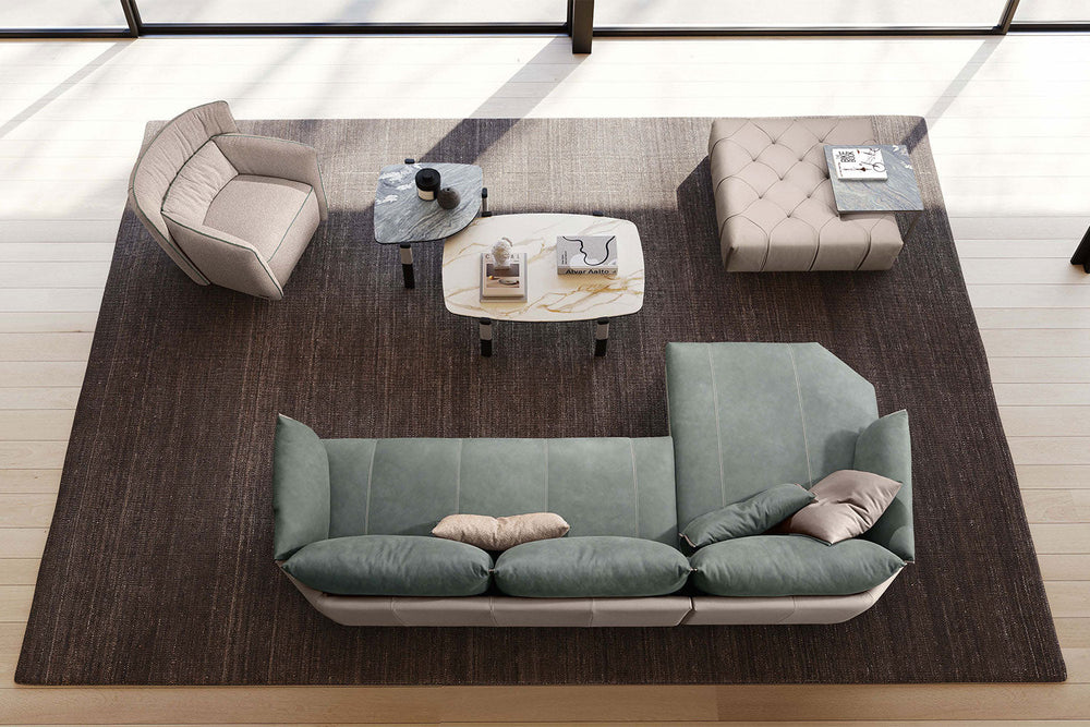New York Sectional Sofa with Chaise Sectionals Gamma Arredamenti