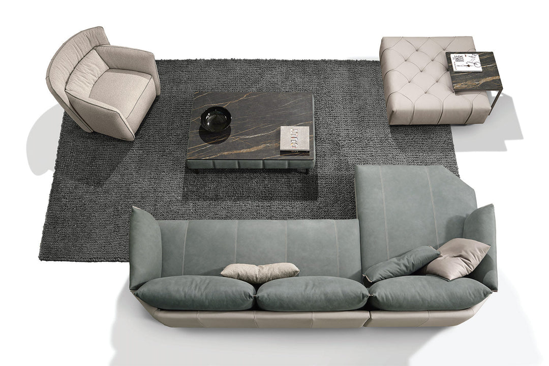 New York Sectional Sofa with Chaise Sectionals Gamma Arredamenti