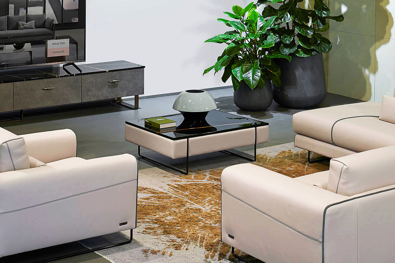 Gamma Arredamenti Newport Sectional Sofa - Thumbnail 3