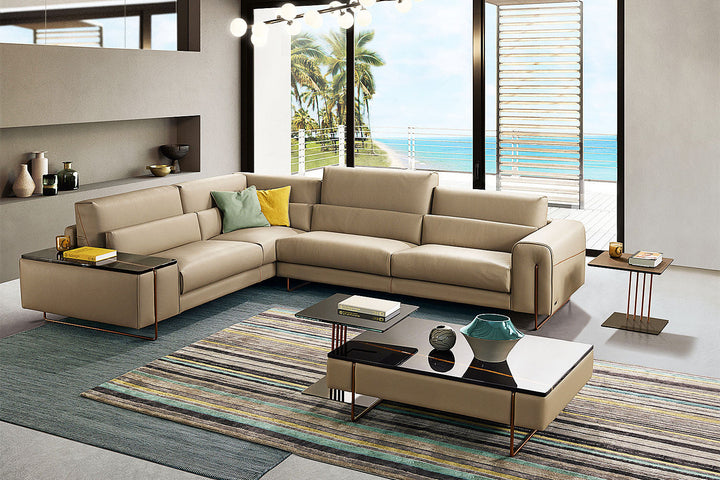 Newport Sectional Sofa With End Table Sectionals Gamma Arredamenti