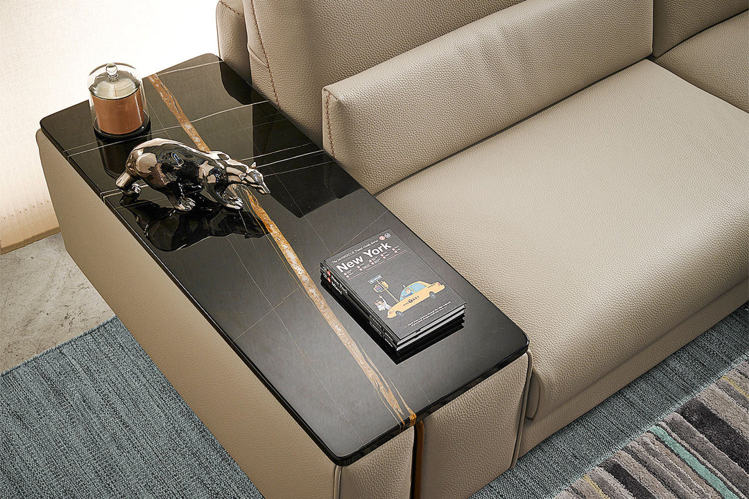 Newport Sectional Sofa With End Table Sectionals Gamma Arredamenti