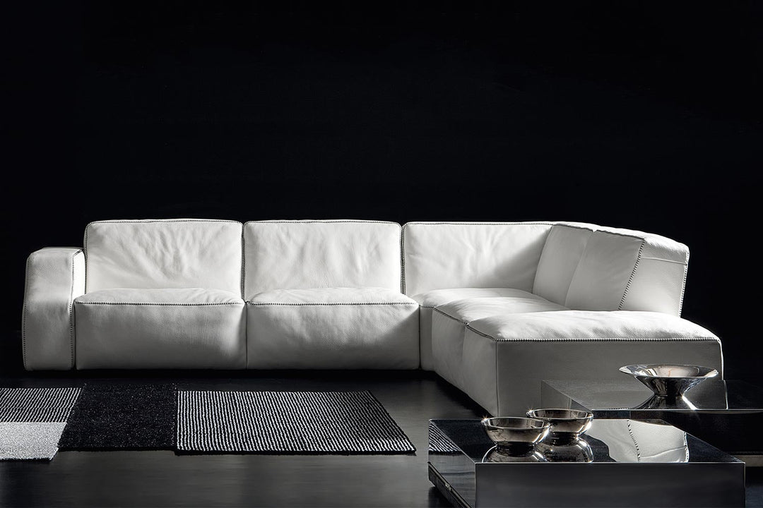 Oxer Corner Sectional Sofa with Peninsula Sectionals Gamma Arredamenti