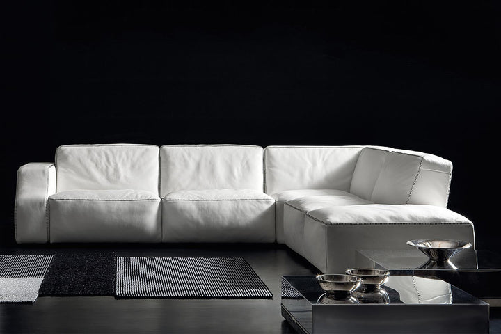Oxer Corner Sectional Sofa with Peninsula Sectionals Gamma Arredamenti