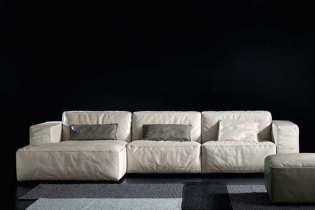 Oxer Sectional Sofa with Chaise Sectionals Gamma Arredamenti