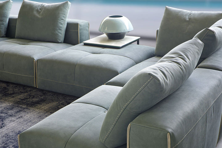 Puzzle Corner Sectional Sofa with Peninsula Sectionals Gamma Arredamenti