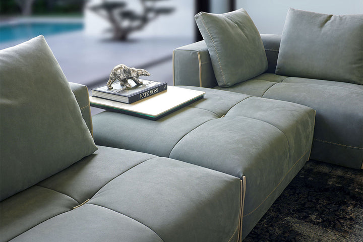 Puzzle Corner Sectional Sofa with Peninsula Sectionals Gamma Arredamenti