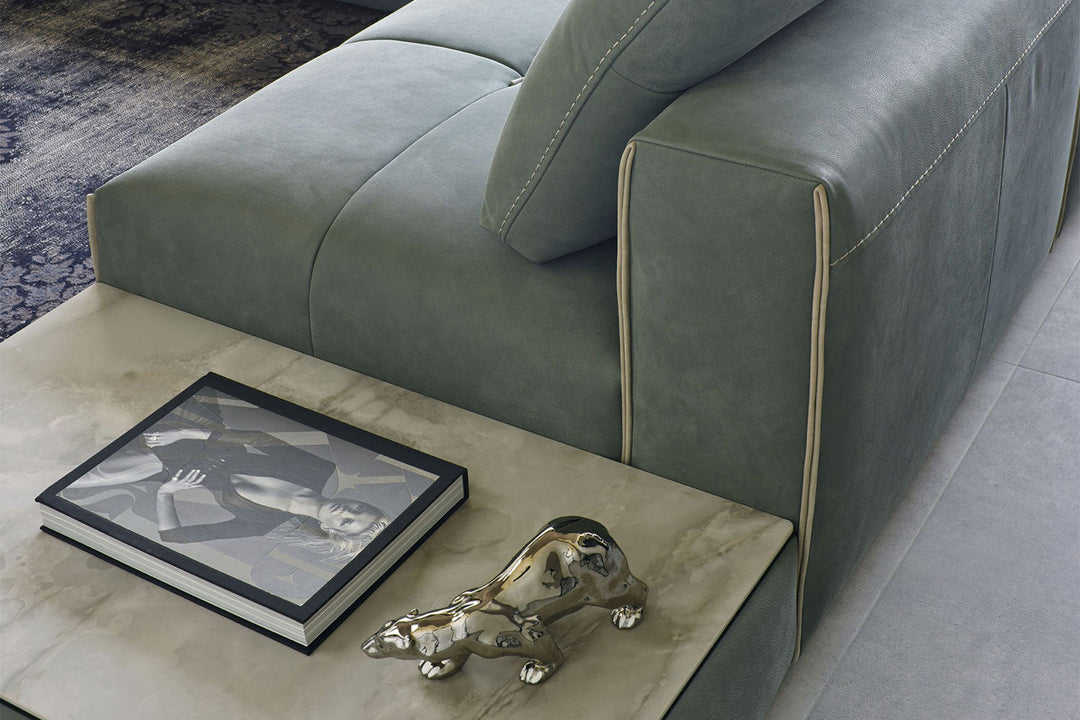 Puzzle Corner Sectional Sofa with Peninsula Sectionals Gamma Arredamenti