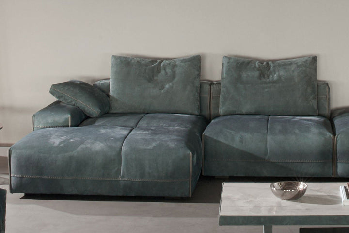 Puzzle Sectional Sofa with Chaise Comp. B Sectionals Gamma Arredamenti