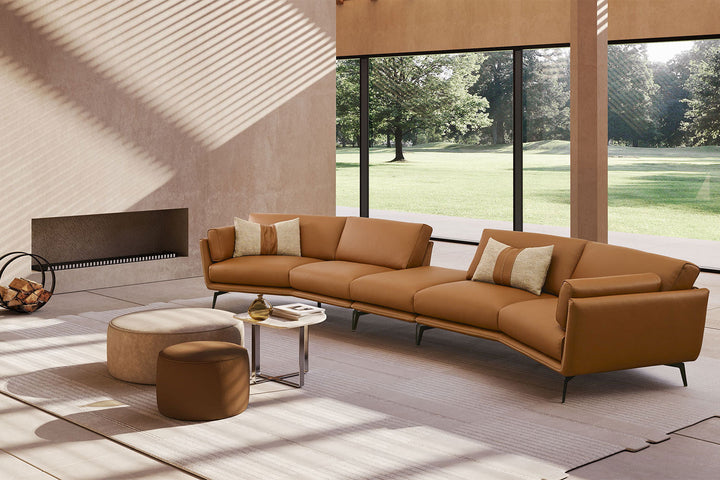 Ralph Angled Sectional Sofa Sectionals Gamma Arredamenti