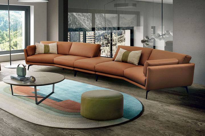 Ralph Angled Sectional Sofa Sectionals Gamma Arredamenti
