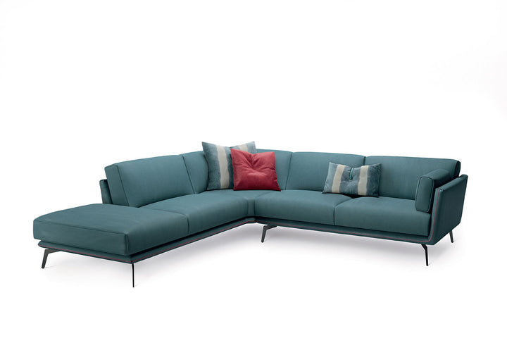 Ralph Corner Sectional Sofa with Peninsula Sectionals Gamma Arredamenti