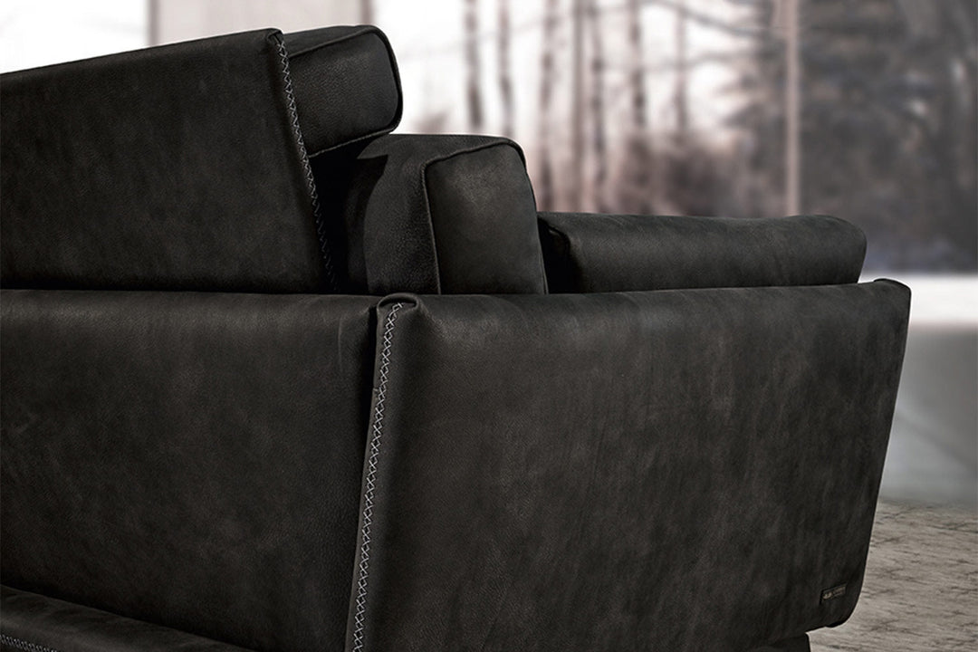 Ralph Corner Sectional Sofa with Peninsula Sectionals Gamma Arredamenti