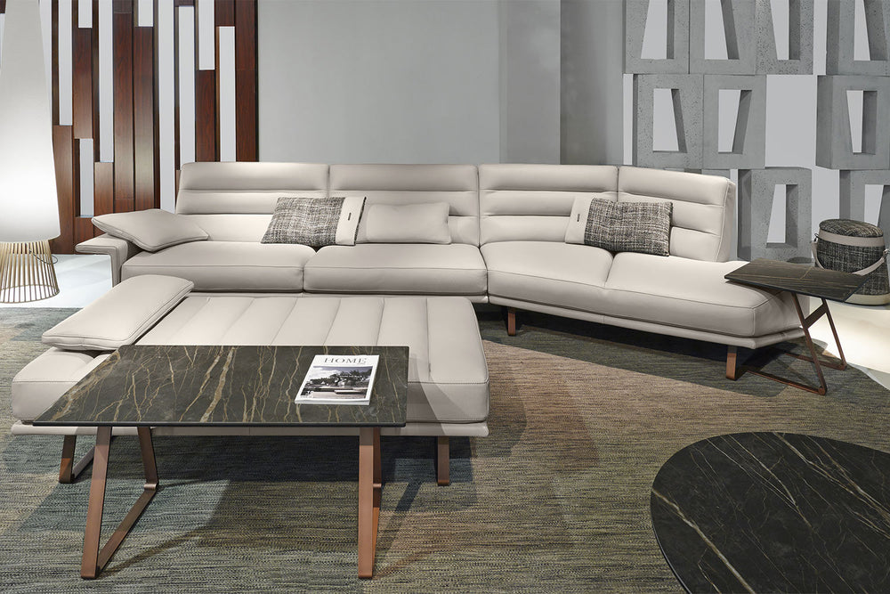 Renegade Angled Sectional Sofa with Peninsula Sectionals Gamma Arredamenti