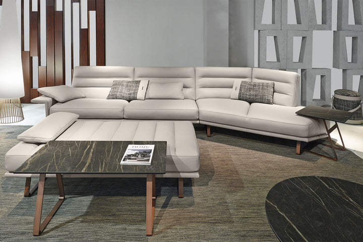 Renegade Angled Sectional Sofa with Peninsula Sectionals Gamma Arredamenti