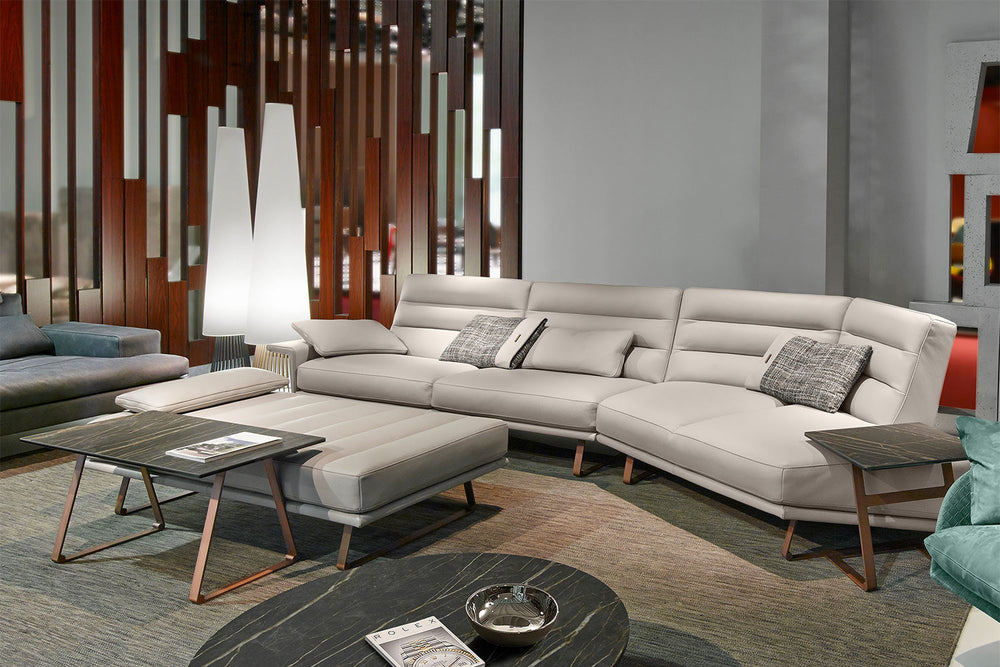 Renegade Angled Sectional Sofa with Peninsula Sectionals Gamma Arredamenti