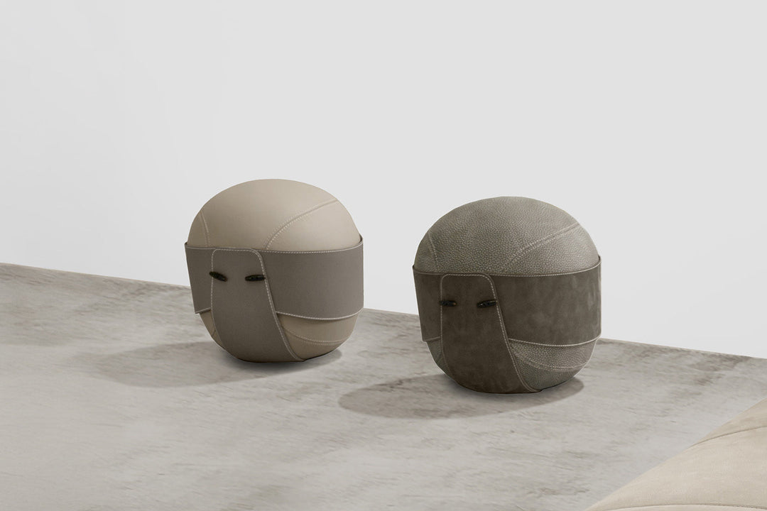 Roger Pouf Poufs + Stools Gamma Arredamenti