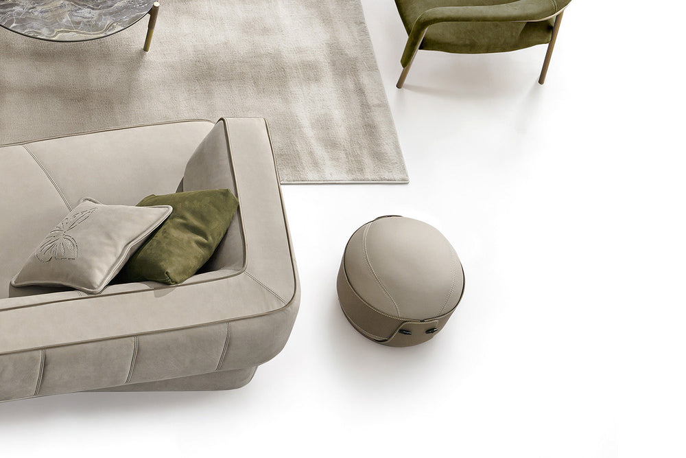 Roger Pouf Poufs + Stools Gamma Arredamenti